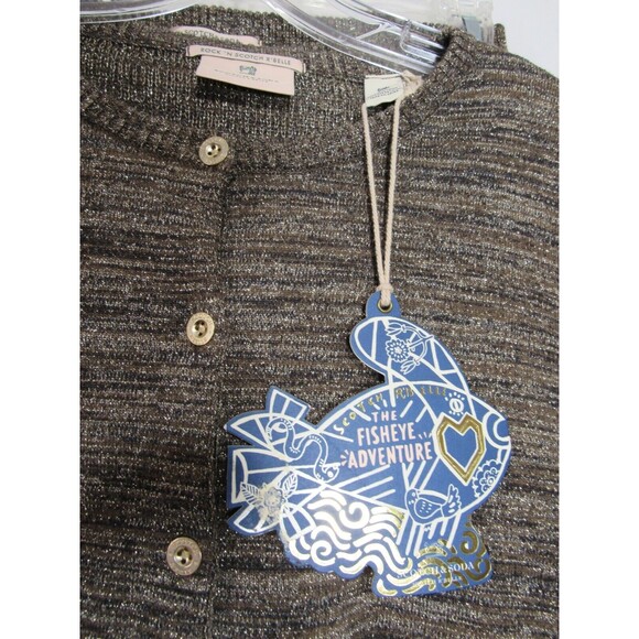 Scotch & Soda Girls Silver Metallic Stripe 2 Pc Set Sweater & Pants Size 14 NWT - Picture 3 of 16